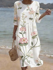Fleurine | Robe Brodée Romantique