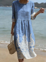 Camille | Robe Midi Élégante