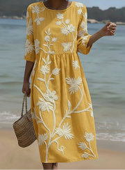 Camille | Robe Midi Élégante