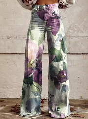 Églantine | Pantalon Fleuri