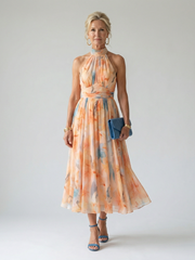 Lena | Robe Midi Halter