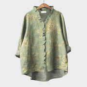 Léontine | Blouse Volants Raffinée