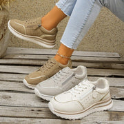 Émilie | Baskets Zip Confort Élégant