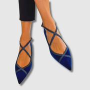 Aveline | Mocassins Pointus Croisés Élégance