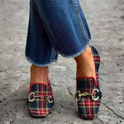 Élise | Mocassins Tartan