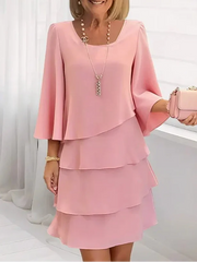 Rosélyne | Robe Élégante Satinée