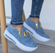 Mélina | Baskets Slip-On Zip Chic