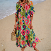 Hortense | Robe Maxi Imprimée Fleurie