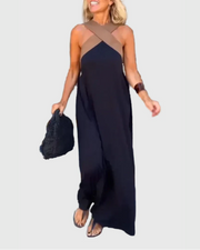 Léna | Robe Maxi Croisée Élégante