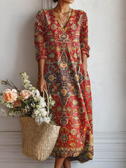 Eulalie | Robe Imprimée Orientale