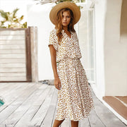 Bérénice | Robe Midi Imprimée
