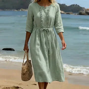 Auréline | Robe Bohème Naturelle