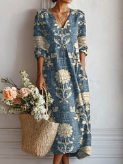 Apolline | Robe Imprimée Vintage