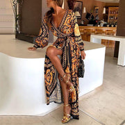 Faye | Robe Maxi Cache-Cœur