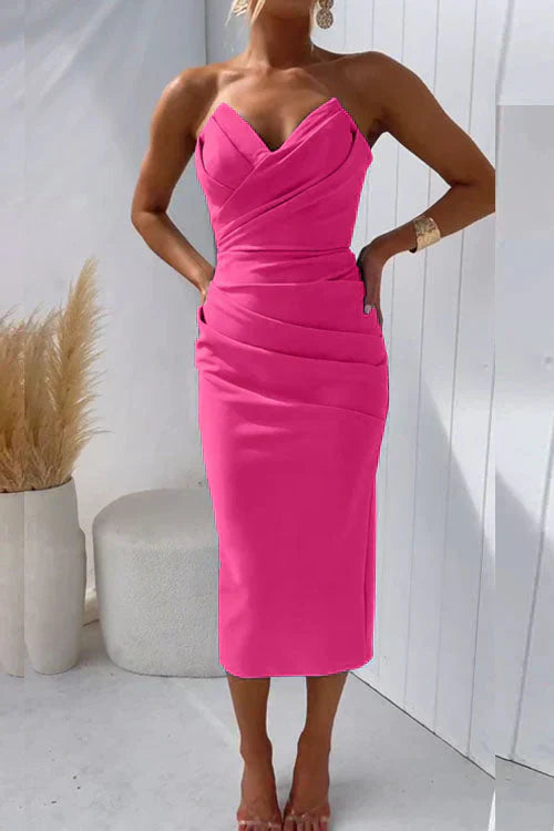 Nur™ | Robe midi dos nu