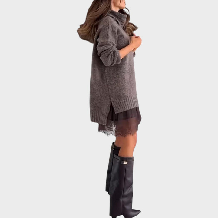 Heliora – Ensemble pull et robe élégant