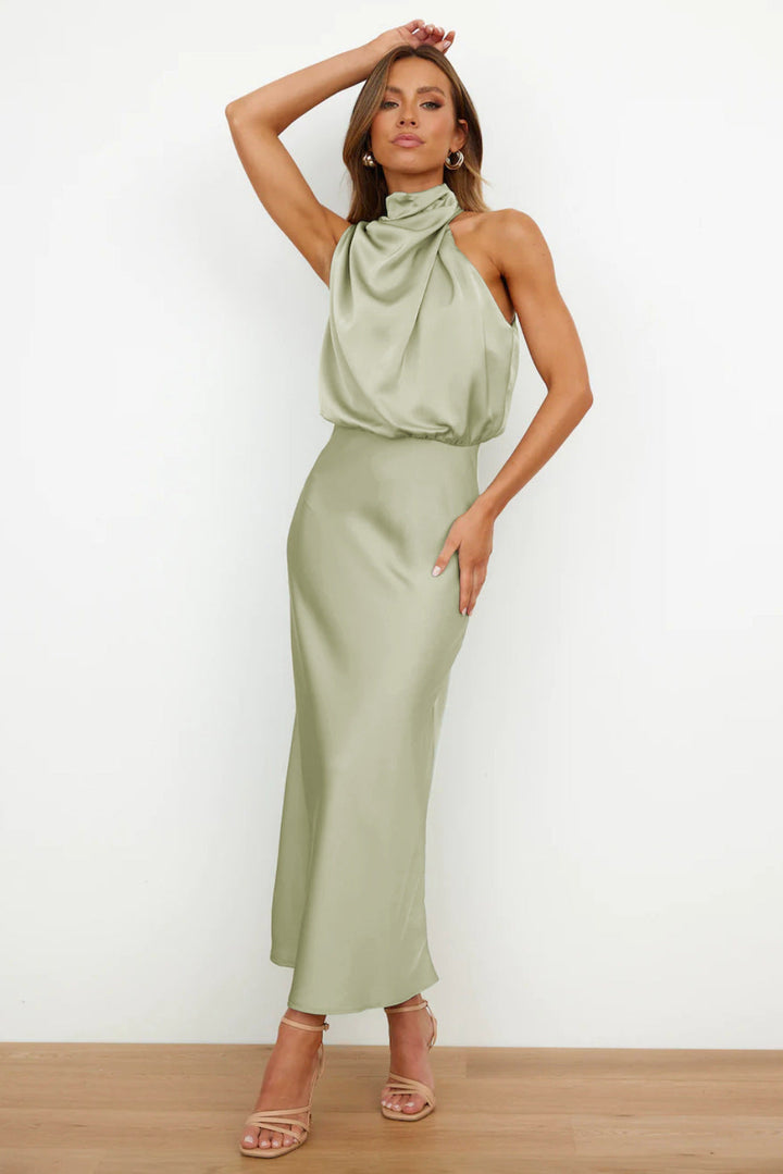 Violette™ | Robe Sahara avec drapé