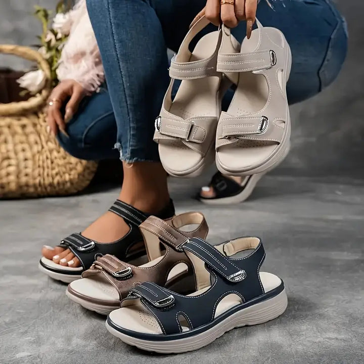 Marzora – Sandales compensées orthopédiques confortables