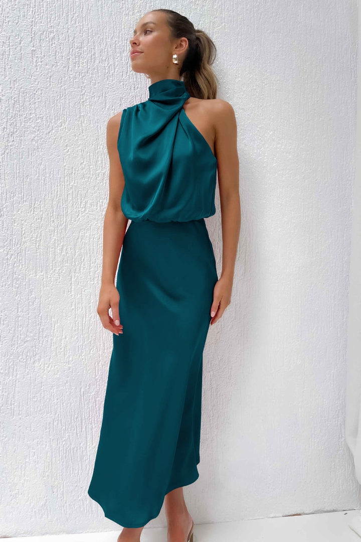 Violette™ | Robe Sahara avec drapé
