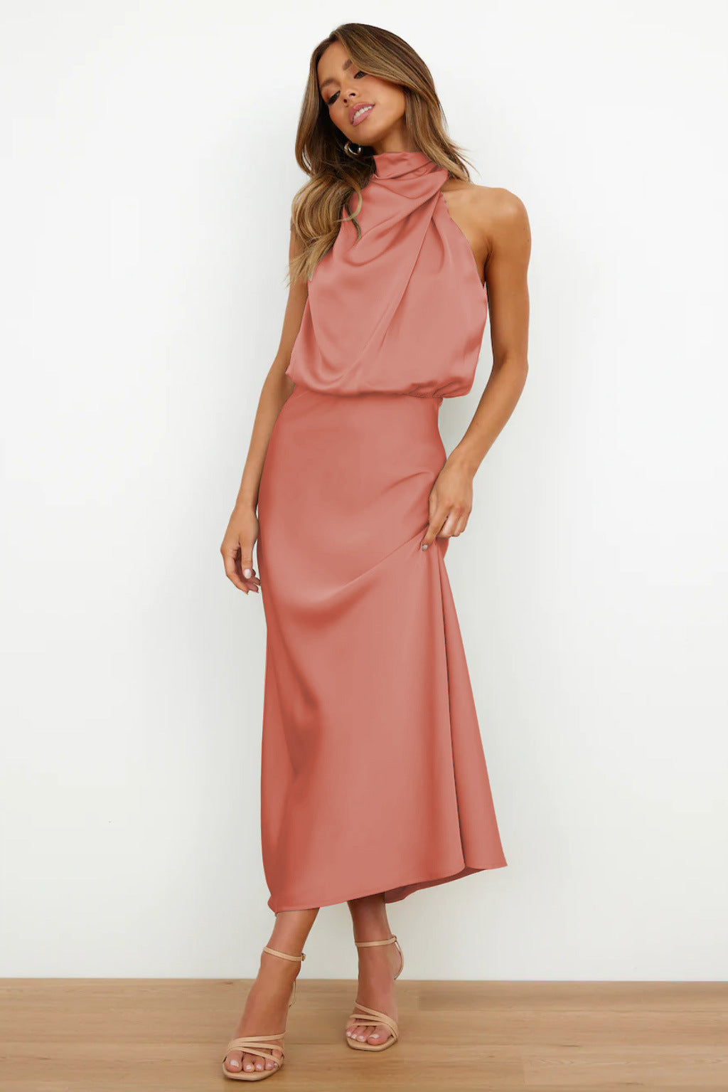 Robe drapée Sahara Quentin