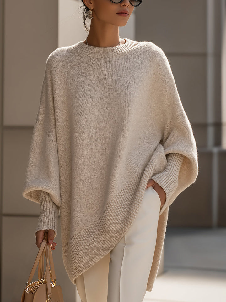 Mona | Poncho pull douillet moyen