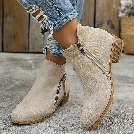 Inessa – Bottines orthopédiques en cuir