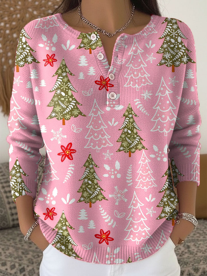 Kalira – Pull de Noël avec boutons