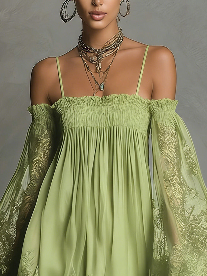 Camille | Mini-robe bustier élégante avec dentelle