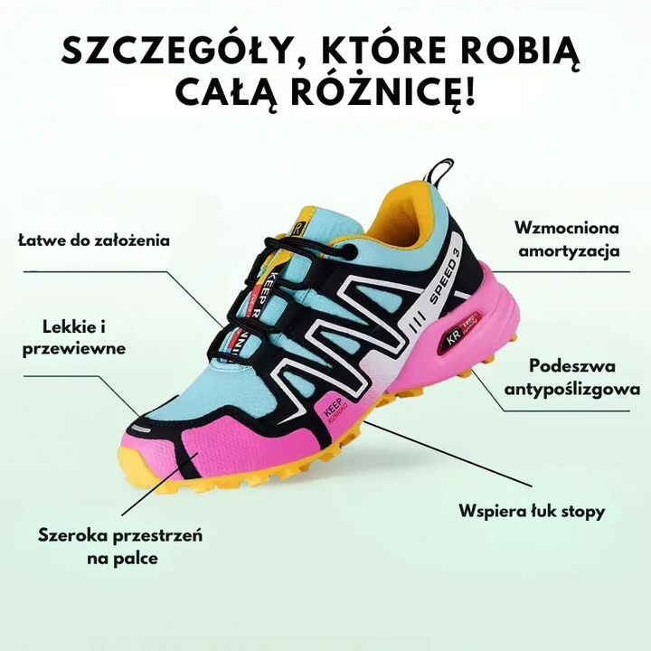 Sandra – Chaussures de marche orthopédiques pour le confort