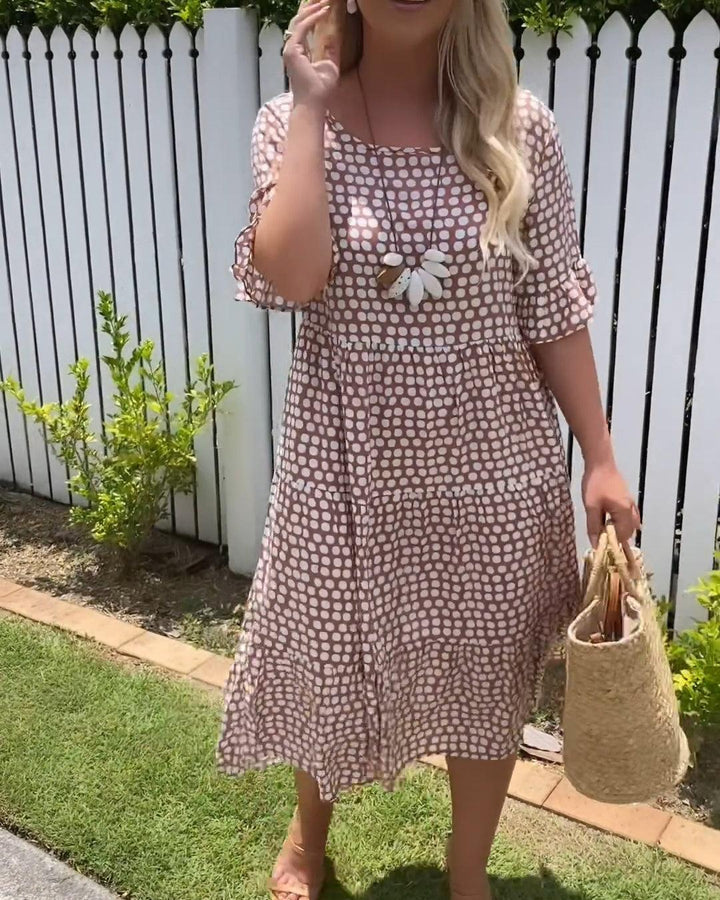 Brune | Robe Midi Bohème