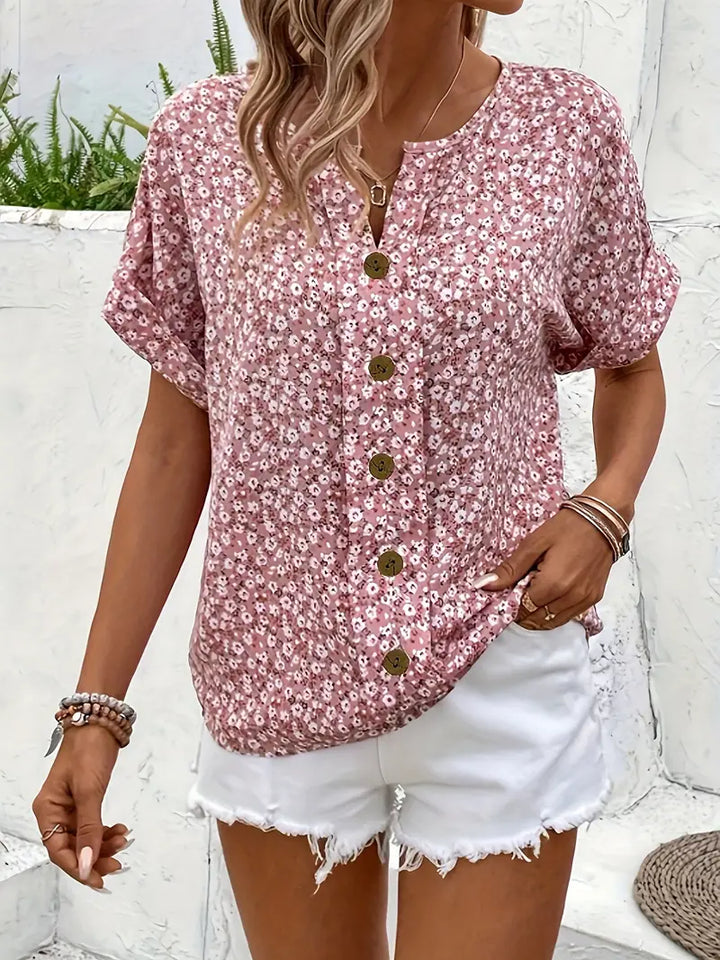 Blanka - La blouse fleurie élégante et légère