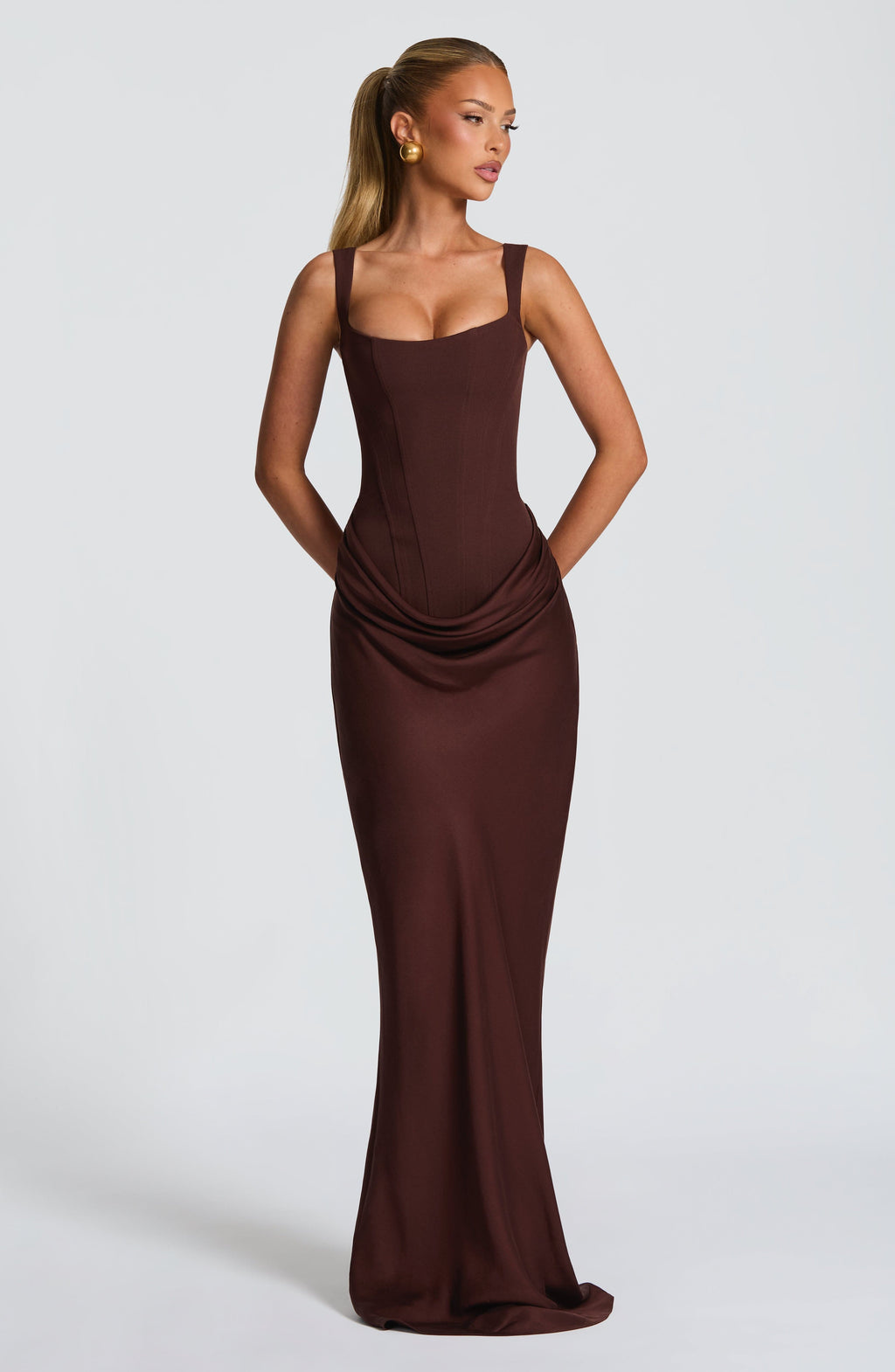 ÉLÉNA™ | ROBE MAXI EN FORME DE SABLIER