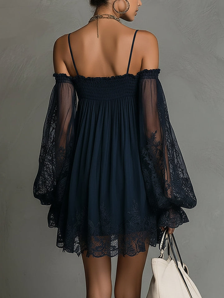 Camille | Mini-robe bustier élégante avec dentelle