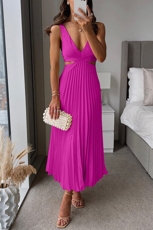 Robe torsadée radieuse