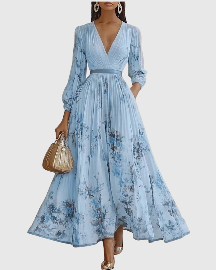 Siena™ - Robe longue élégante avec vague