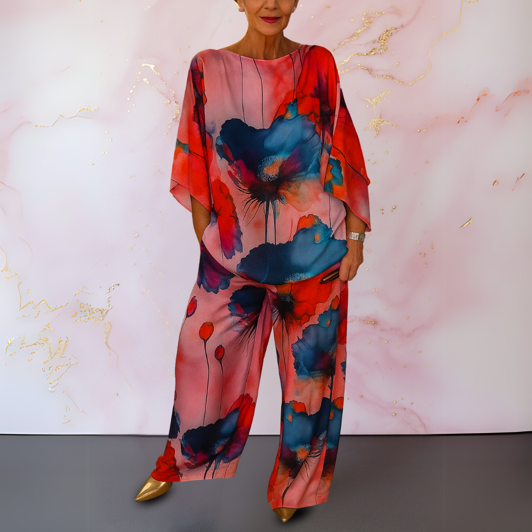 Marieta – Ensemble deux pièces en satin pour les femmes sûres d'elles
