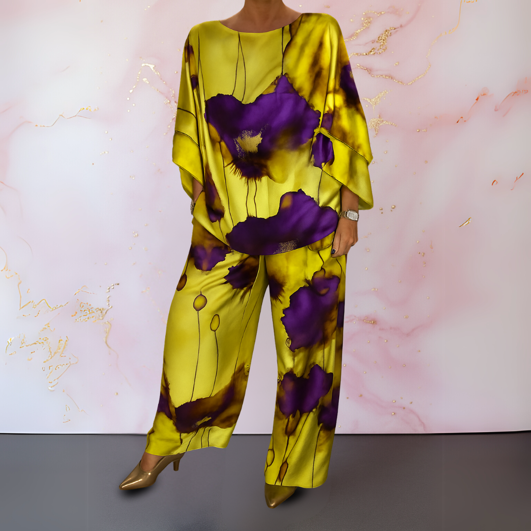 Marieta – Ensemble deux pièces en satin pour les femmes sûres d'elles