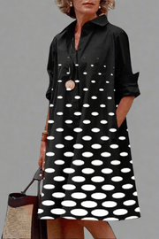 Coralie | Robe Midi Graphique