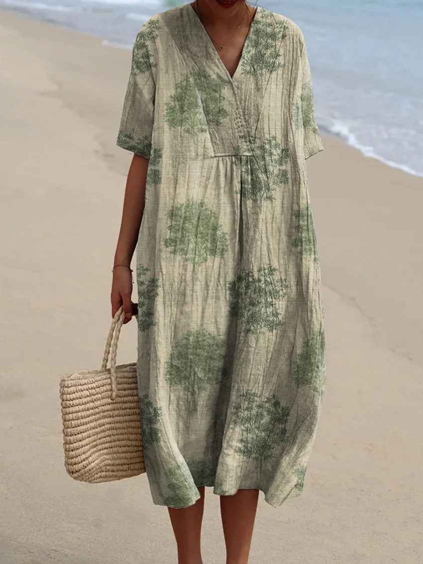 Éléonore | Robe longue florale confortable pour l’été