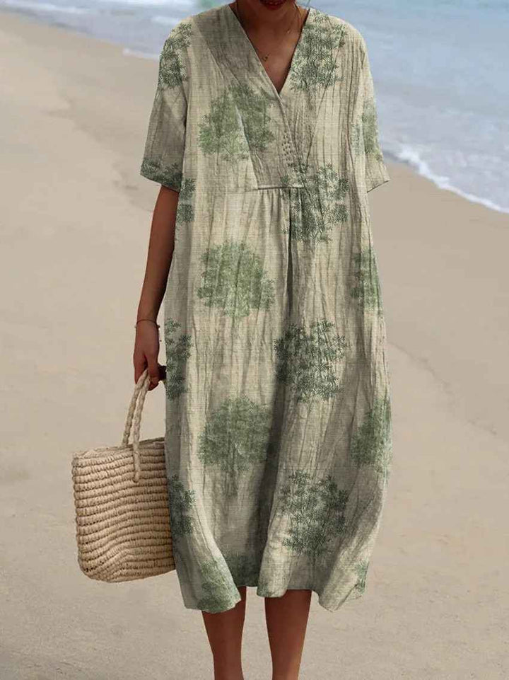 Éléonore | Robe longue florale confortable pour l’été