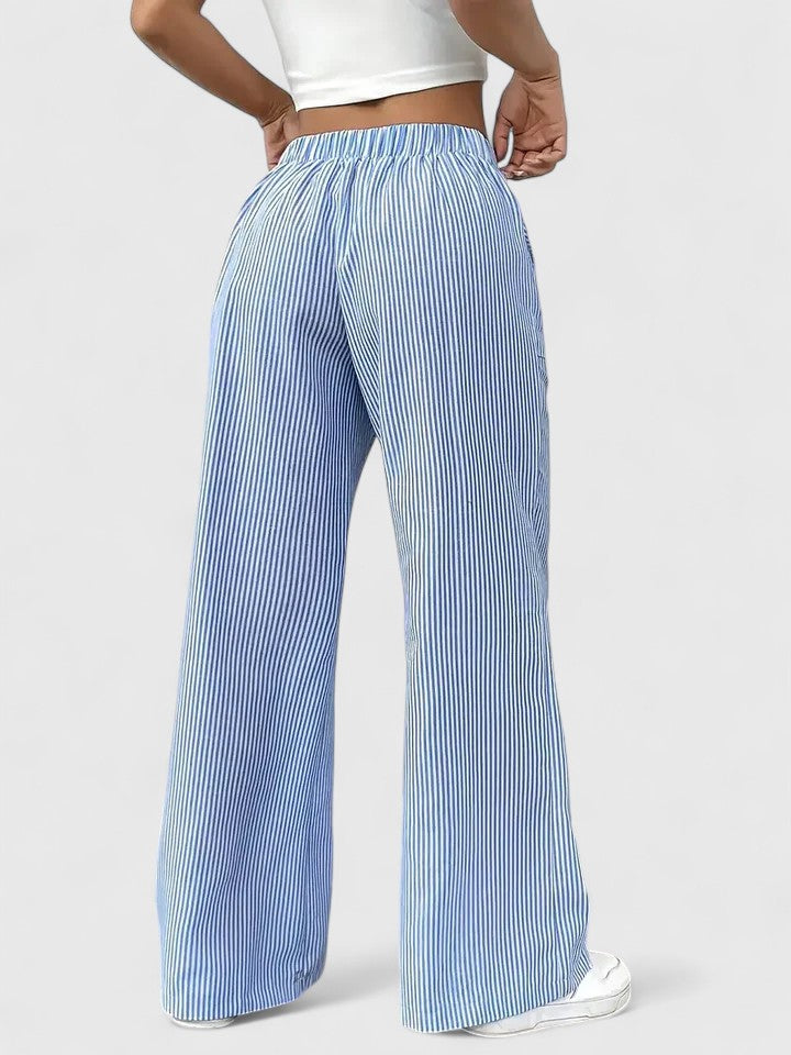 Sivina – Pantalon large aéré avec poches