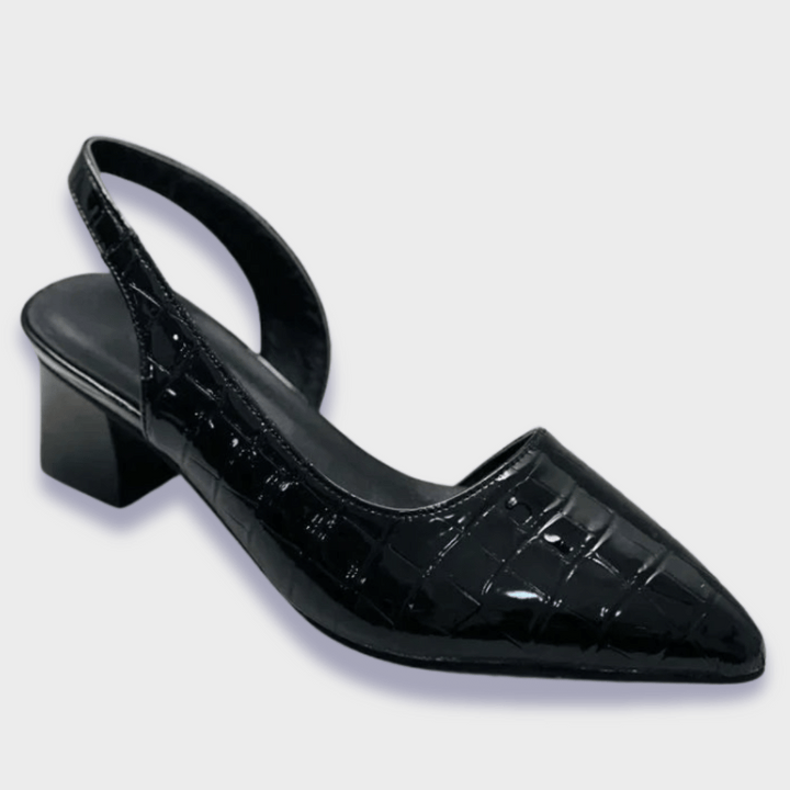 Barbara - Escarpins orthopédiques en cuir synthétique de la plus haute qualité