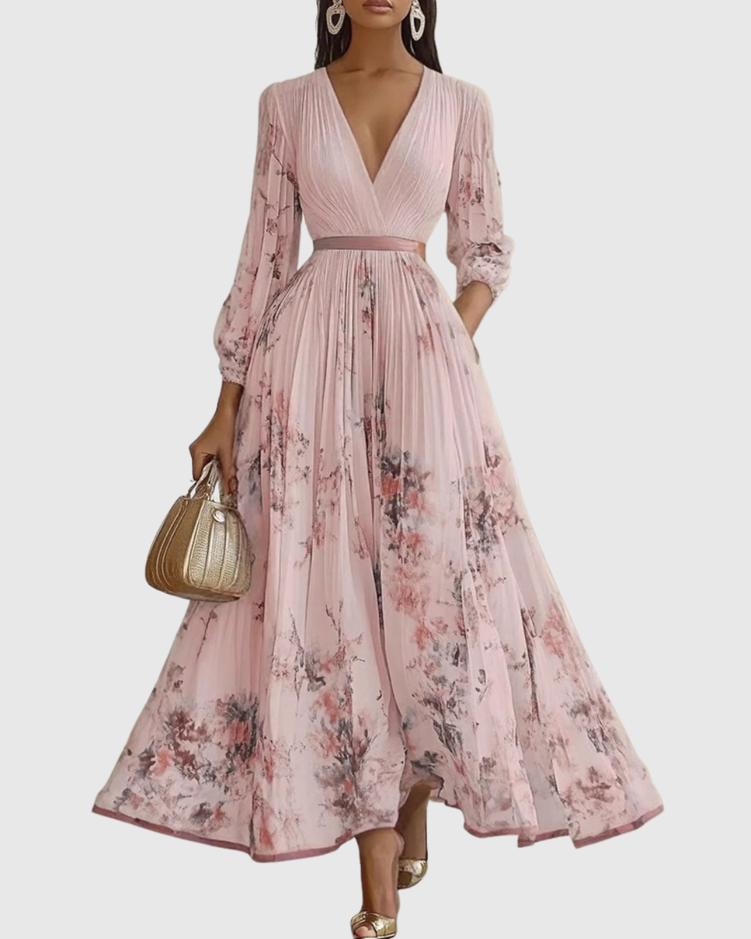Siena™ - Robe longue élégante avec vague