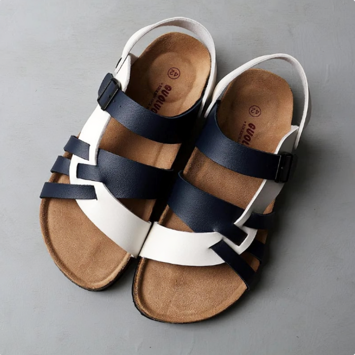 Elisara – Sandales en cuir avec support orthopédique