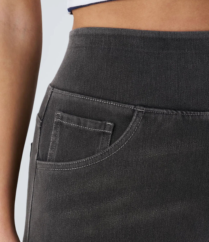Wszemiła – Pantalon taille haute confortable