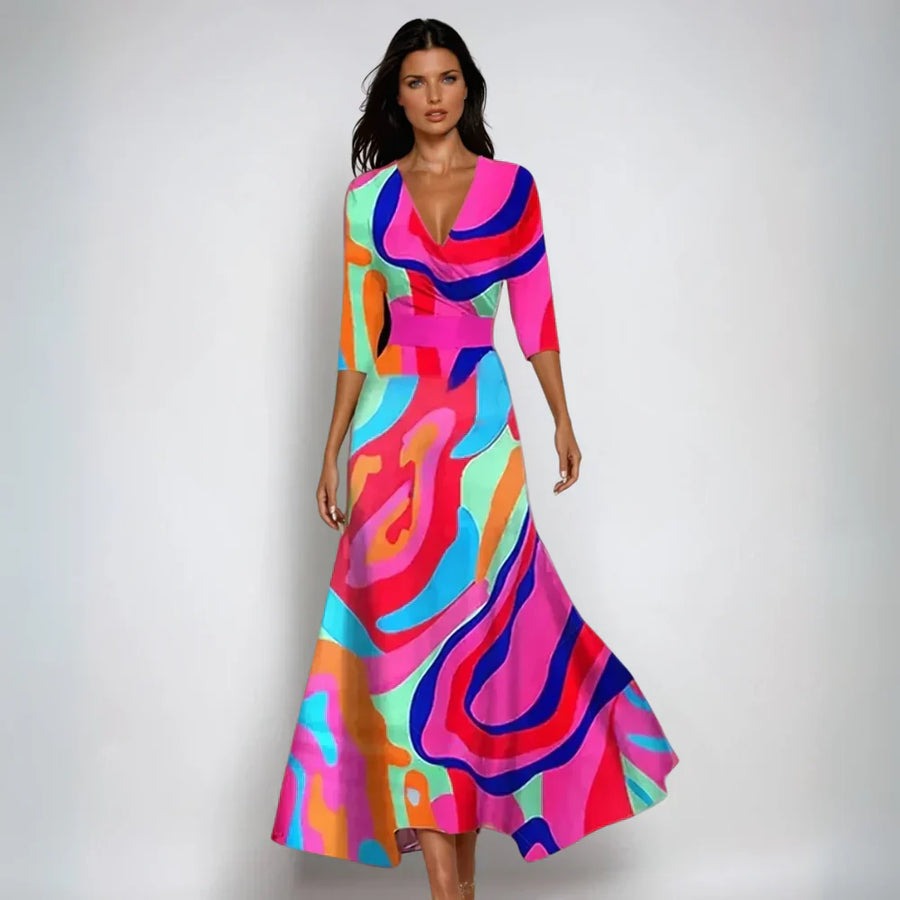 Sanne™ - Robe confortable à manches 3/4