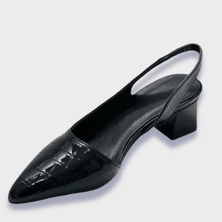 Barbara - Escarpins orthopédiques en cuir synthétique de la plus haute qualité