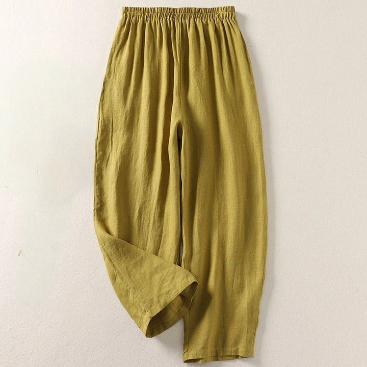Marziva – Pantalon en lin aérien pour l'été