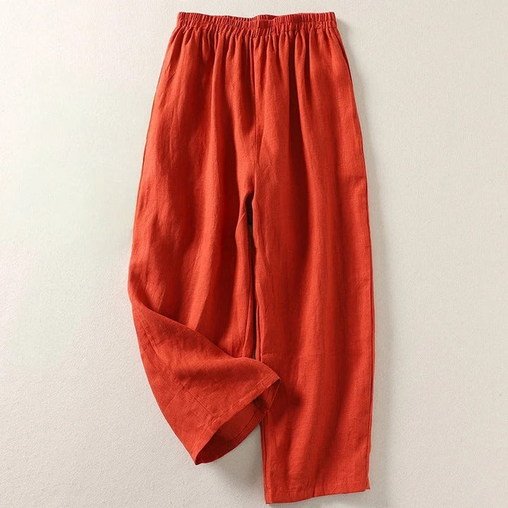 Marziva – Pantalon en lin aérien pour l'été