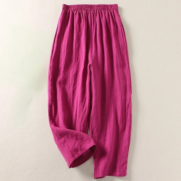 Marziva – Pantalon en lin aérien pour l'été